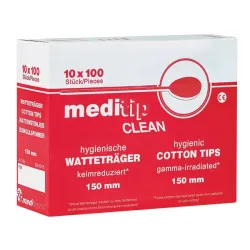 Meditip Clean Wattenstaafjes  150 mm -  1000 St